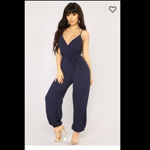Fashion Nova Navy Jumpsuit